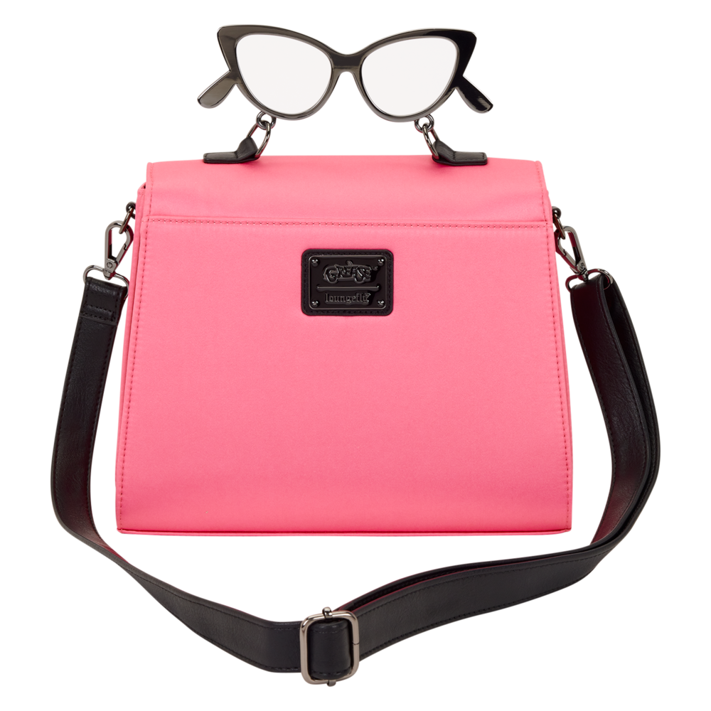 Bolso rosa Pink Ladies de Grease Loungefly con lazo de lunares y asa de gafas - 3