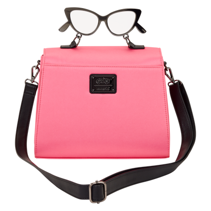 Bolso rosa Pink Ladies de Grease Loungefly con lazo de lunares y asa de gafas - 3