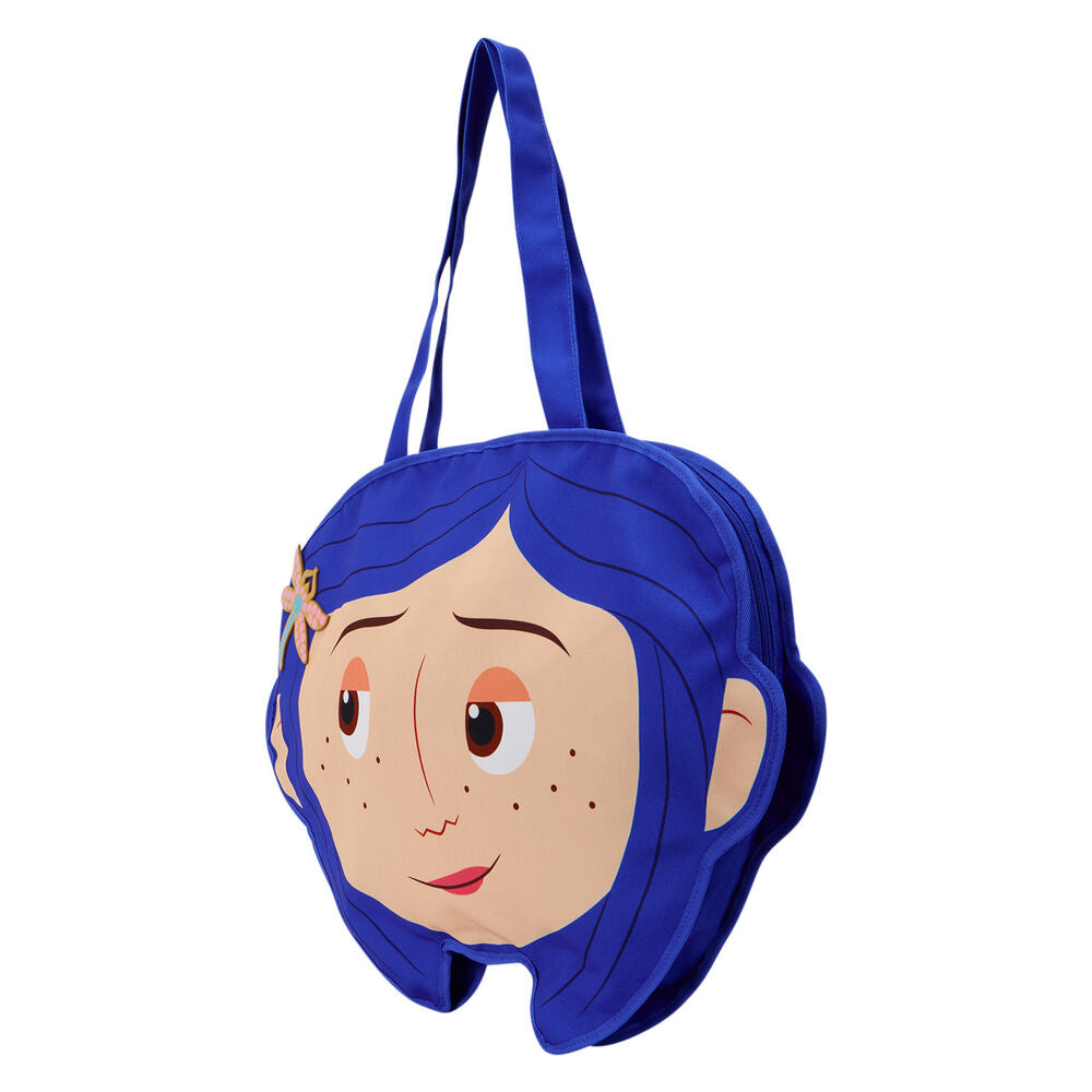 Bolso tote Loungefly de Coraline con rostro frontal y mariposa - 2