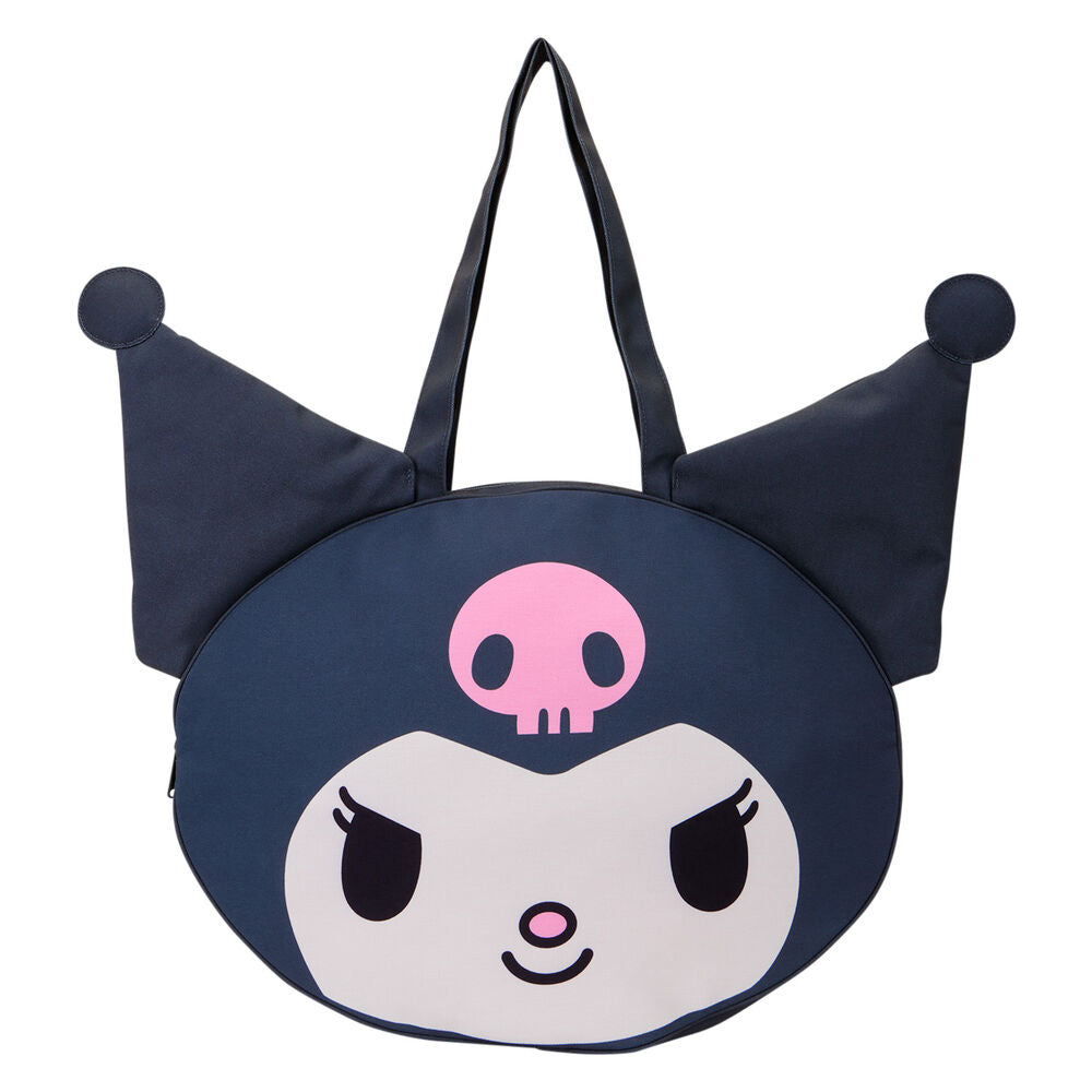 Bolso tote negro de Kuromi Hello Kitty Loungefly