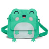 Mochila Froggy Oh My Pop! verde con diseño de rana