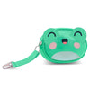 Monedero Froggy verde de Oh My Pop! con correa y mosquetón