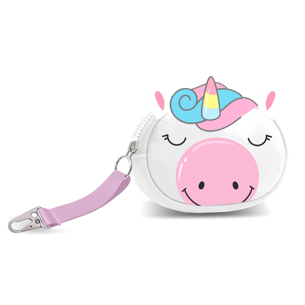 Monedero Sweety Oh My Pop! con diseño de unicornio y correa rosa