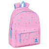 Mochila rosa de Stitch Disney SAFTA con bolsillo frontal
