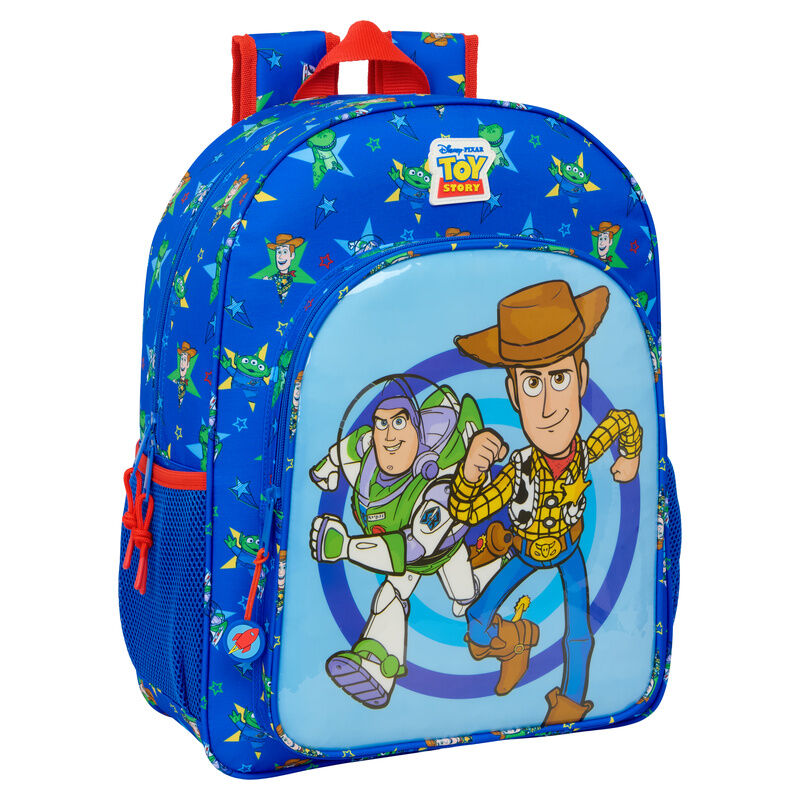 Mochila azul Toy Story con Woody y Buzz Lightyear