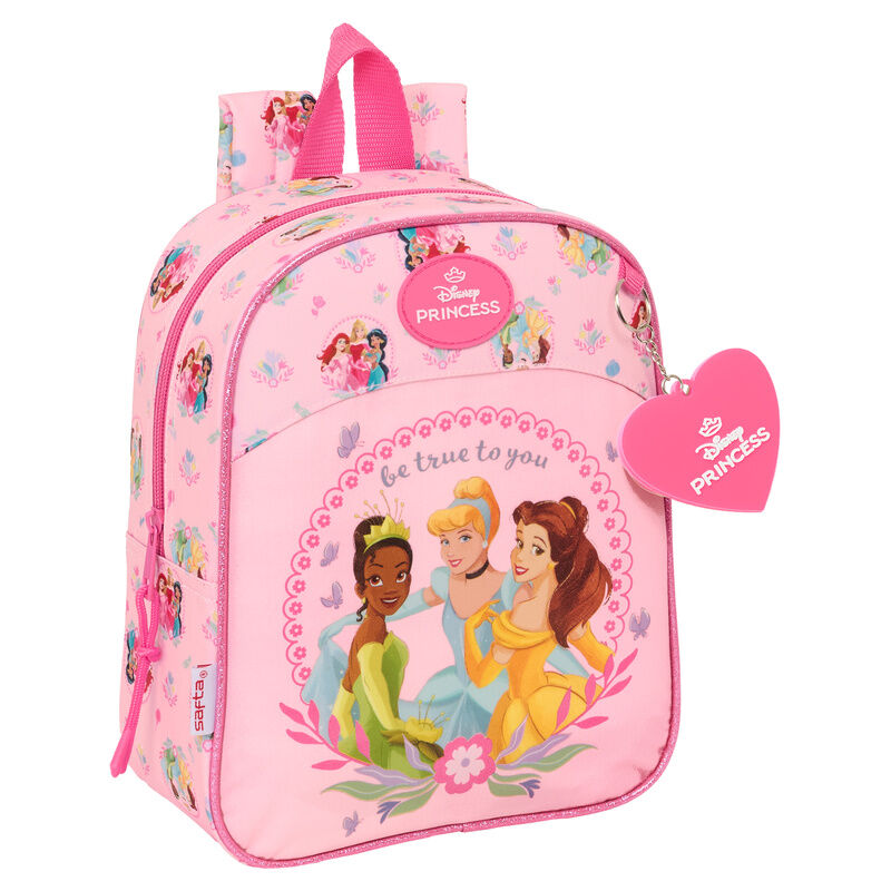 Mochila rosa de Princesas Disney SAFTA de 27 cm