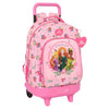 Trolley rosa SAFTA de Disney Princesas con mochila extraíble