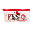 Set de papelería Hello Kitty SAFTA con portatodo transparente rojo