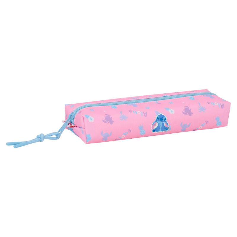 Portatodo rosa Bright Stitch de Disney con dibujo de Stitch