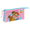 Portatodo triple rosa de Jessie Toy Story con tres compartimentos