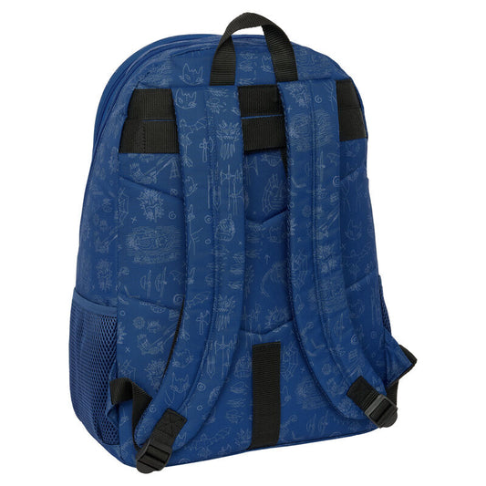 Mochila azul SAFTA de Cómo entrenar a tu dragón con ilustración de dragón - 2