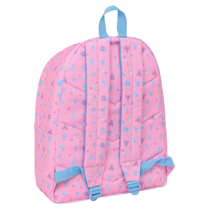 Mochila rosa de Stitch Disney SAFTA con bolsillo frontal - 2