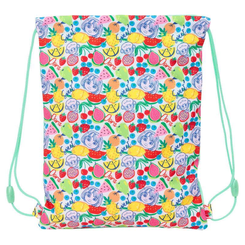 Saco verde menta de Dora la Exploradora con Dora y Botas - 2