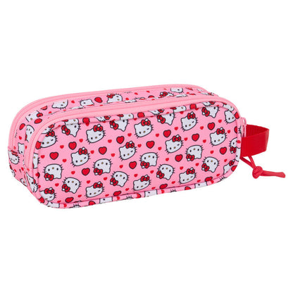 Portatodo doble Hello Kitty rosa SAFTA con dos compartimentos - 2