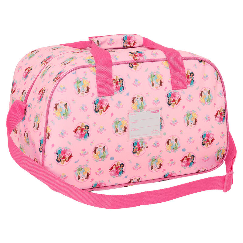 Bolsa de deporte rosa Princesas Disney con bolsillo frontal - 2