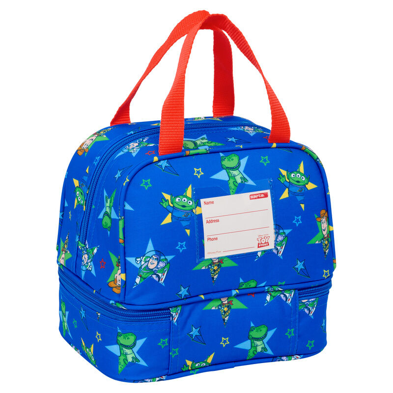 Bolsa portameriendas azul de Toy Story con Woody y Buzz Lightyear - 2