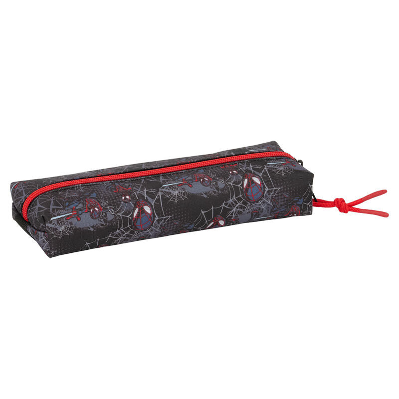Portatodo negro de Miles Morales Spider-Man con cremallera roja - 2