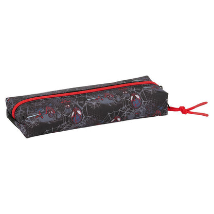 Portatodo negro de Miles Morales Spider-Man con cremallera roja - 2
