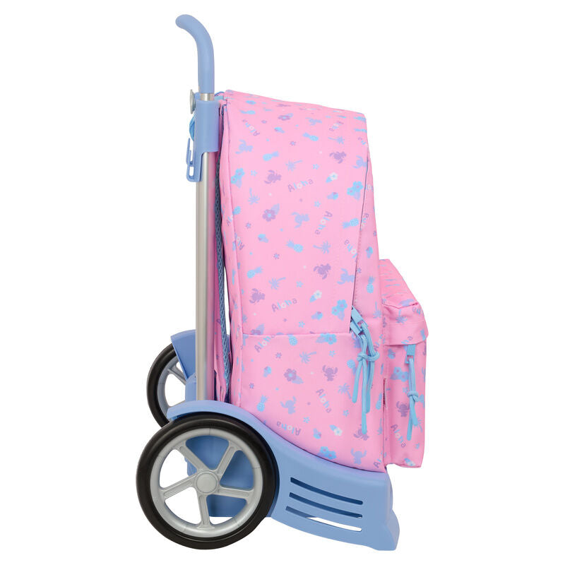 Trolley rosa Disney Stitch SAFTA con mochila extraíble y ruedas - 3