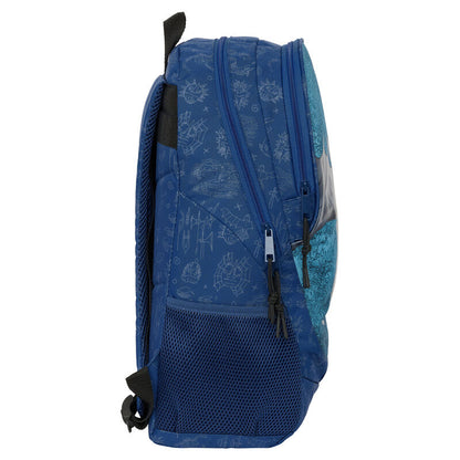 Mochila azul SAFTA de Cómo entrenar a tu dragón con ilustración de dragón - 3