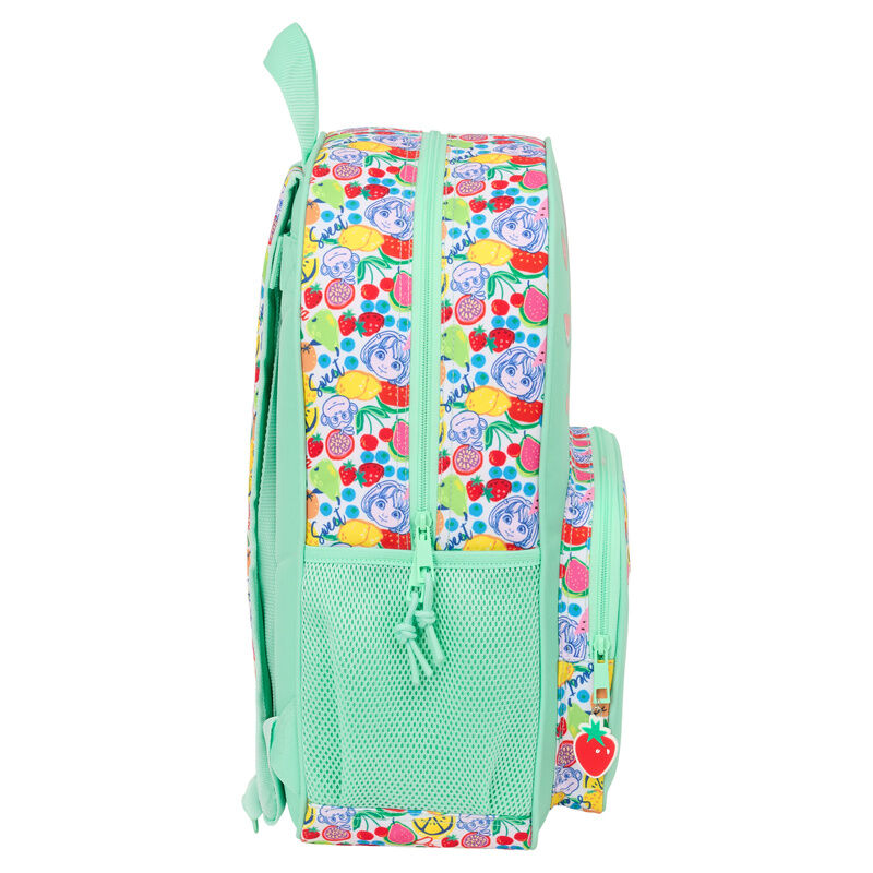Mochila verde de Dora la Exploradora con estampado de frutas - 3