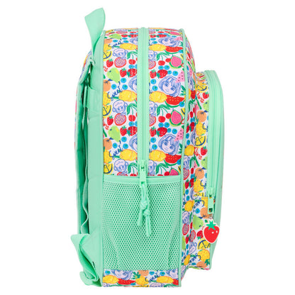 Mochila verde menta de Dora la Exploradora con estampado de frutas - 3