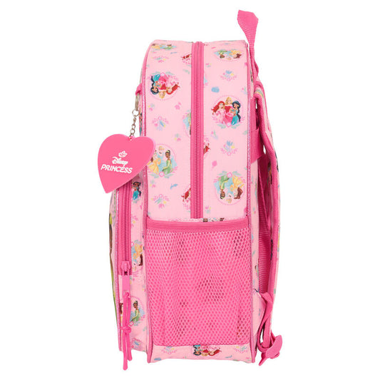 Mochila rosa Princesas Disney SAFTA de 34 cm - 3