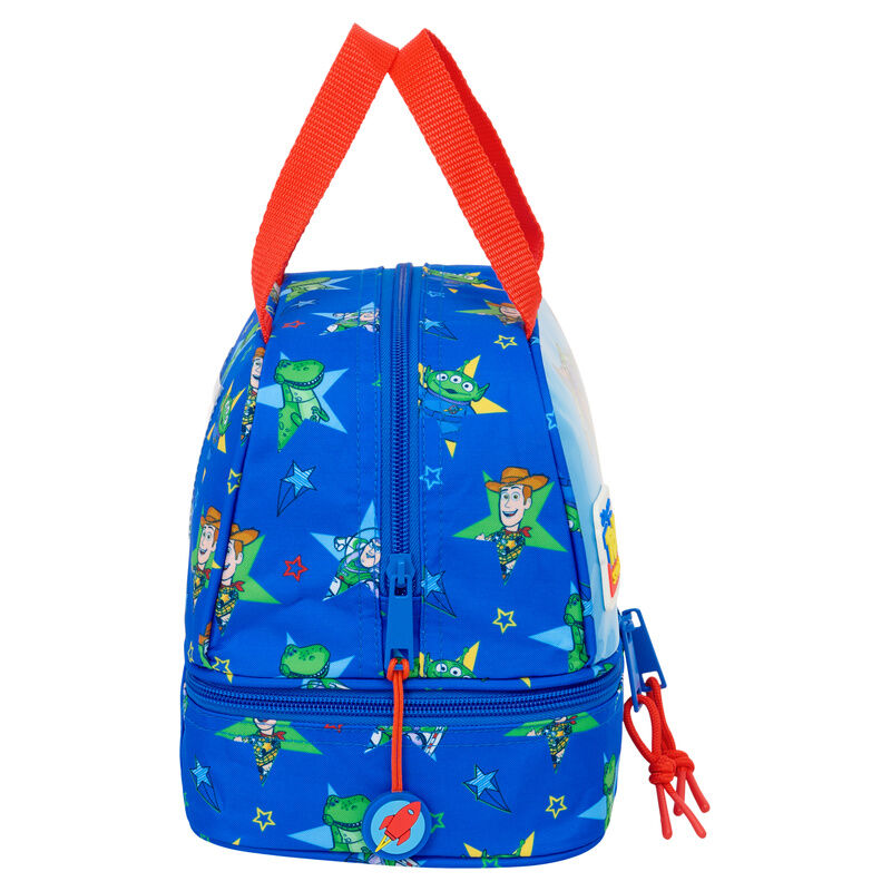 Bolsa portameriendas azul de Toy Story con Woody y Buzz Lightyear - 3