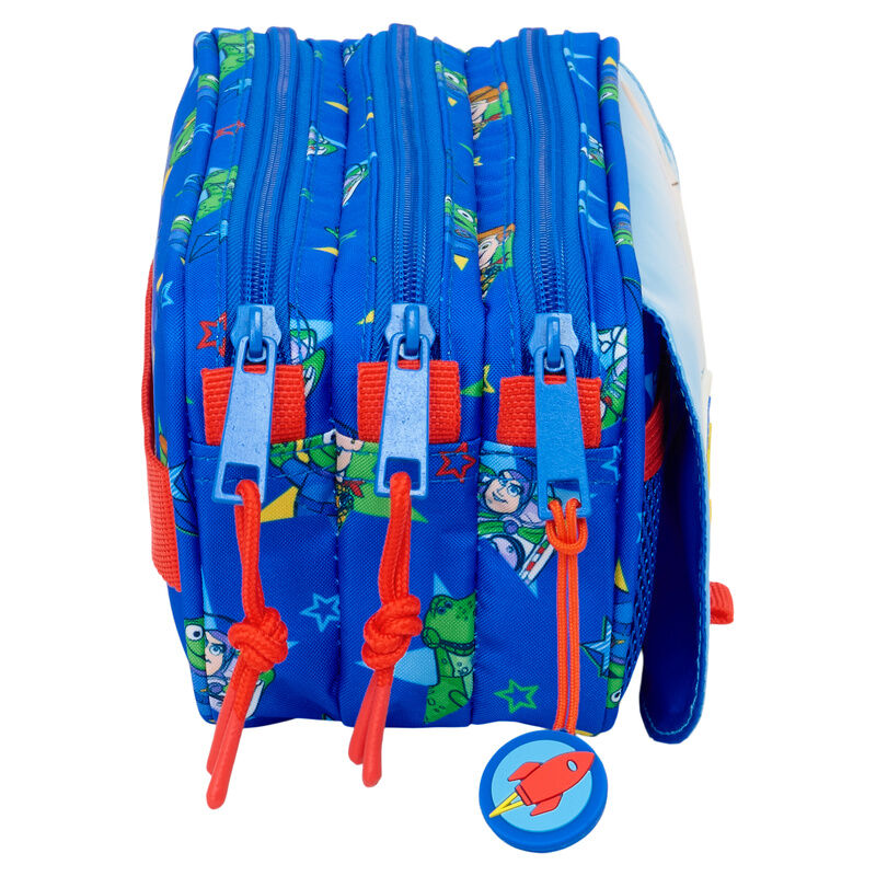 Portatodo triple azul de Toy Story con Buzz Lightyear y Woody - 3