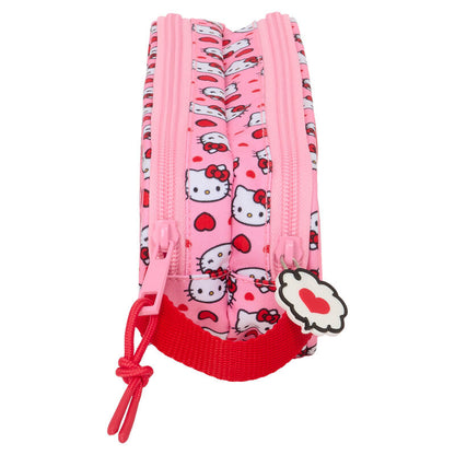 Portatodo doble Hello Kitty rosa SAFTA con dos compartimentos - 3
