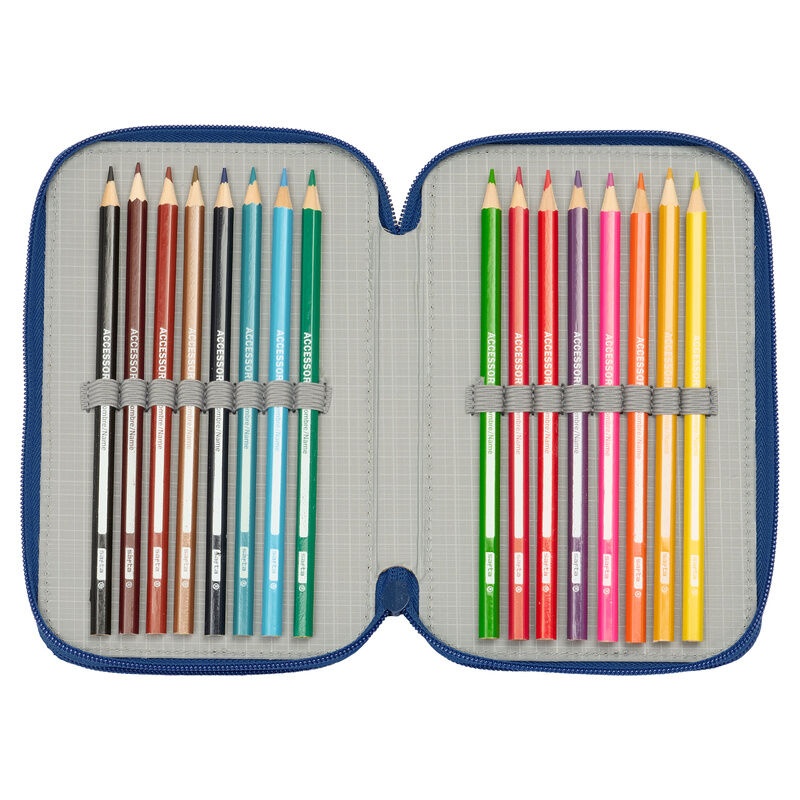 Plumier triple azul SAFTA de Cómo entrenar a tu dragón - 5