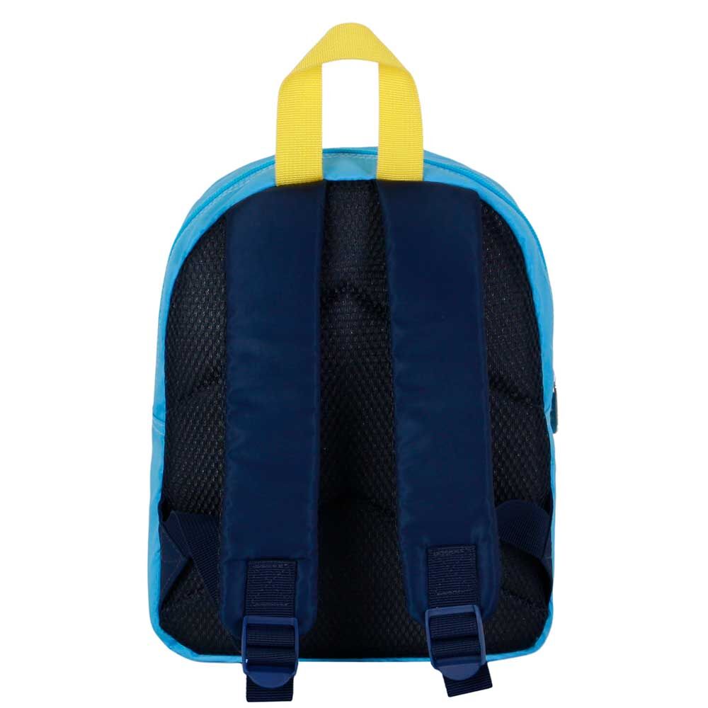 Mochila escolar azul y amarilla de Sonic the Hedgehog - 2