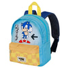 Mochila escolar azul y amarilla de Sonic the Hedgehog