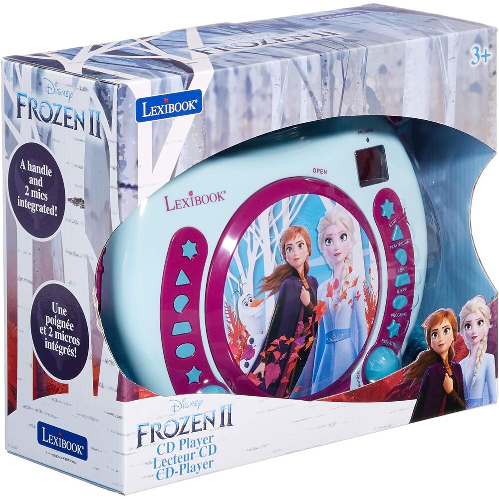 Karaoke CD Disney Frozen de Lexibook con dos micrófonos integrados
