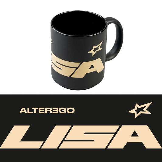 Taza negra ERIK Alter Ego LISA de 350 ml