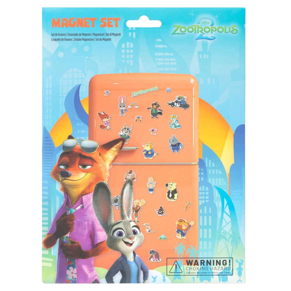 Set de imanes ERIK de Disney Zootropolis 2 con Nick Wilde y Judy Hopps