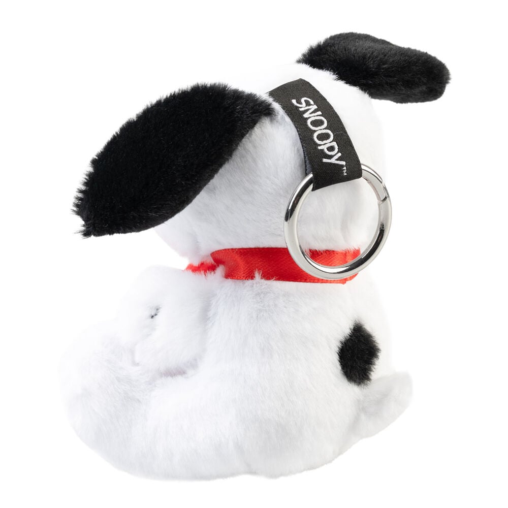 Llavero de peluche de Snoopy abrazando un corazón rojo - 3
