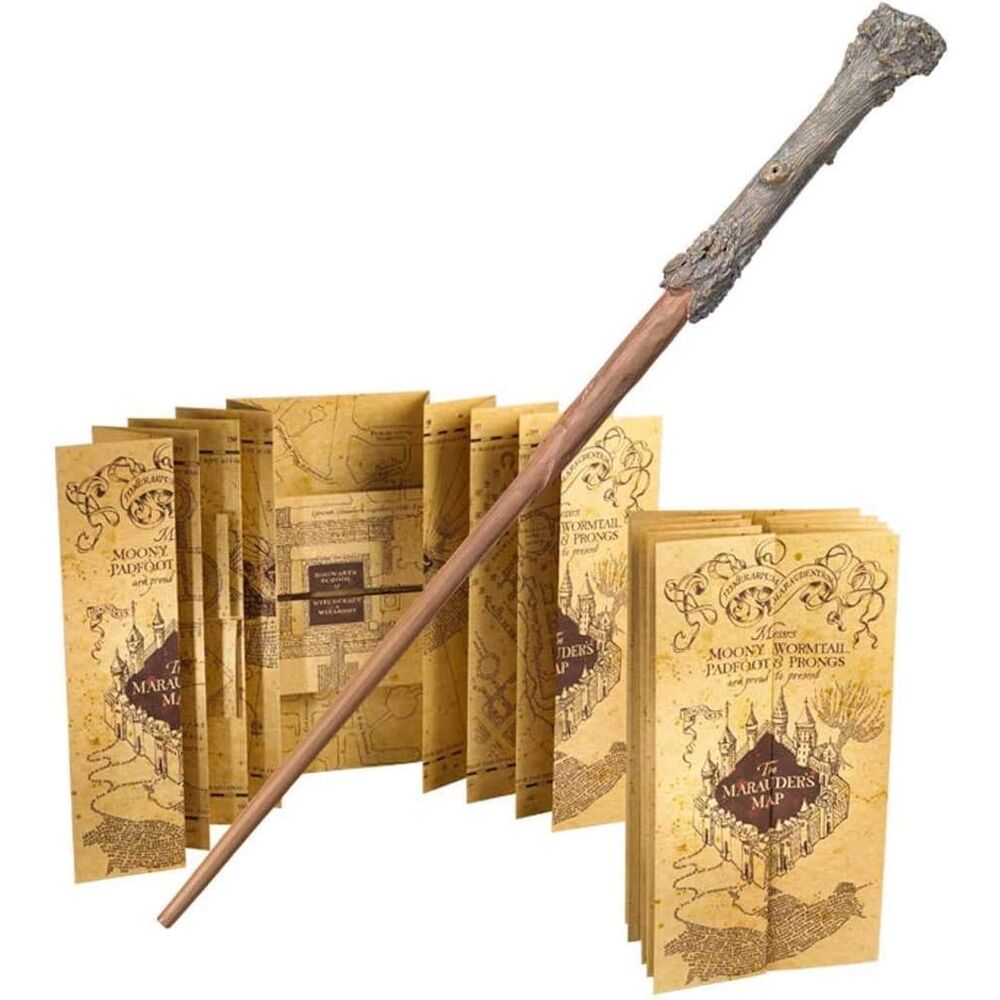 Varita mágica y Mapa del Merodeador de Harry Potter en caja - 2