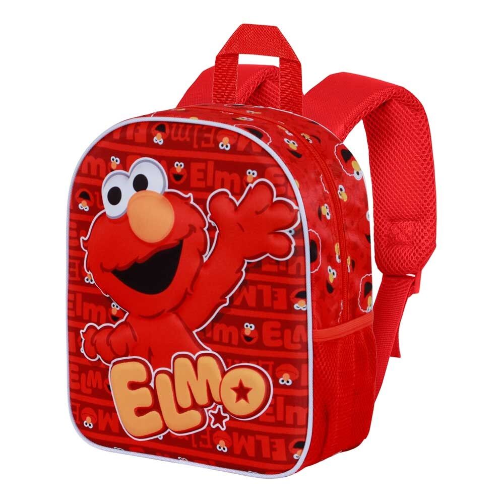 Mochila roja 3D de Elmo de Barrio Sésamo - 4