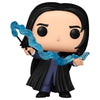 Figura Funko POP! de Severus Snape con varita y efecto mágico azul