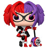 Figura FUNKO POP! de Harley Quinn Batman Ninja con cabello rojo y morado