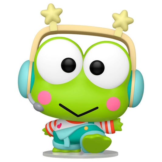 Figura Funko POP! de Keroppi con auriculares y micrófono