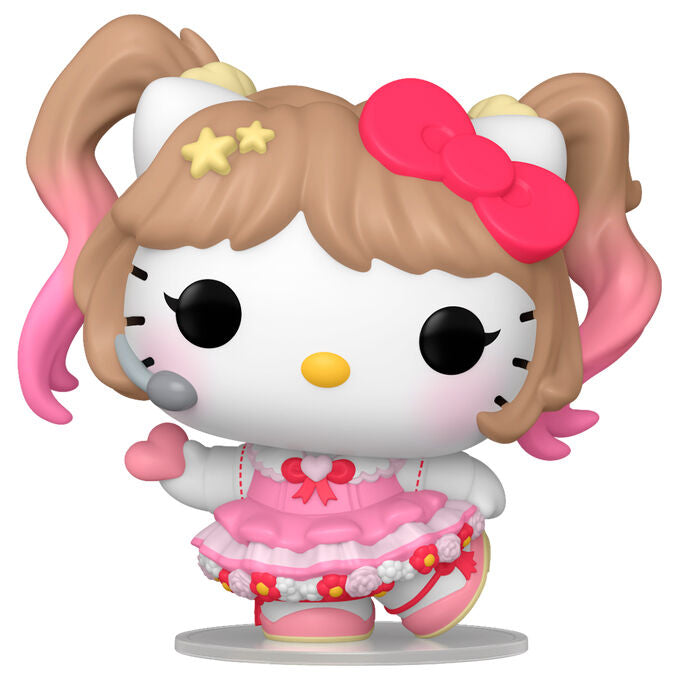 Figura Funko POP! de Hello Kitty con vestido rosa y lazo rojo