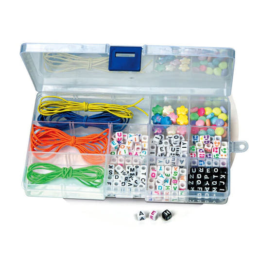 Set Clementoni Crazy Chic para crear pulseras con letras y mensajes - 2