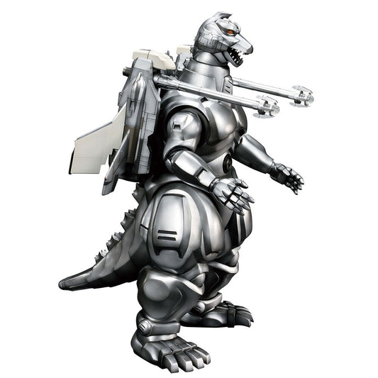 Figura plateada de Mecha-King Godzilla con cañones en los brazos - 2