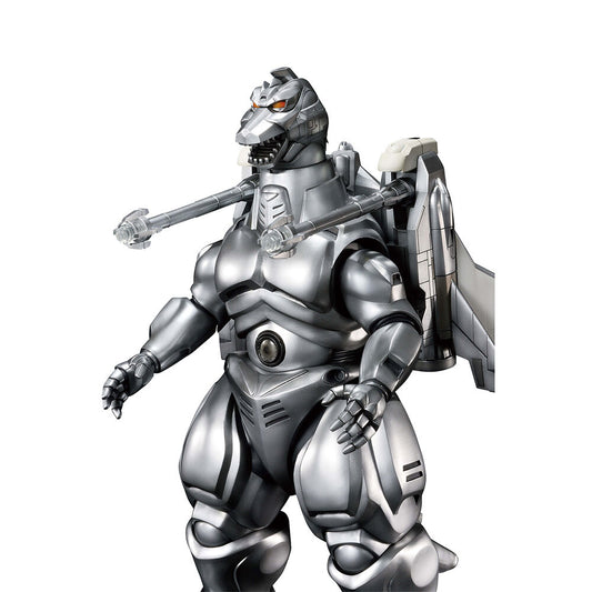 Figura plateada de Mecha-King Godzilla con cañones en los brazos - 6