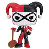Figura Funko POP! de Harley Quinn con mazo y traje rojo y negro