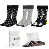 Set de tres calcetines Harry Potter CERDÁ con diseños negros y grises