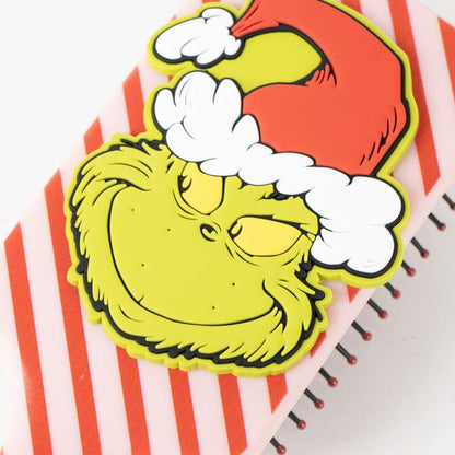 Cepillo para el pelo de El Grinch con diseño a rayas rojas y blancas - 6