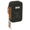 Plumier triple One Piece negro y marrón con 37 piezas